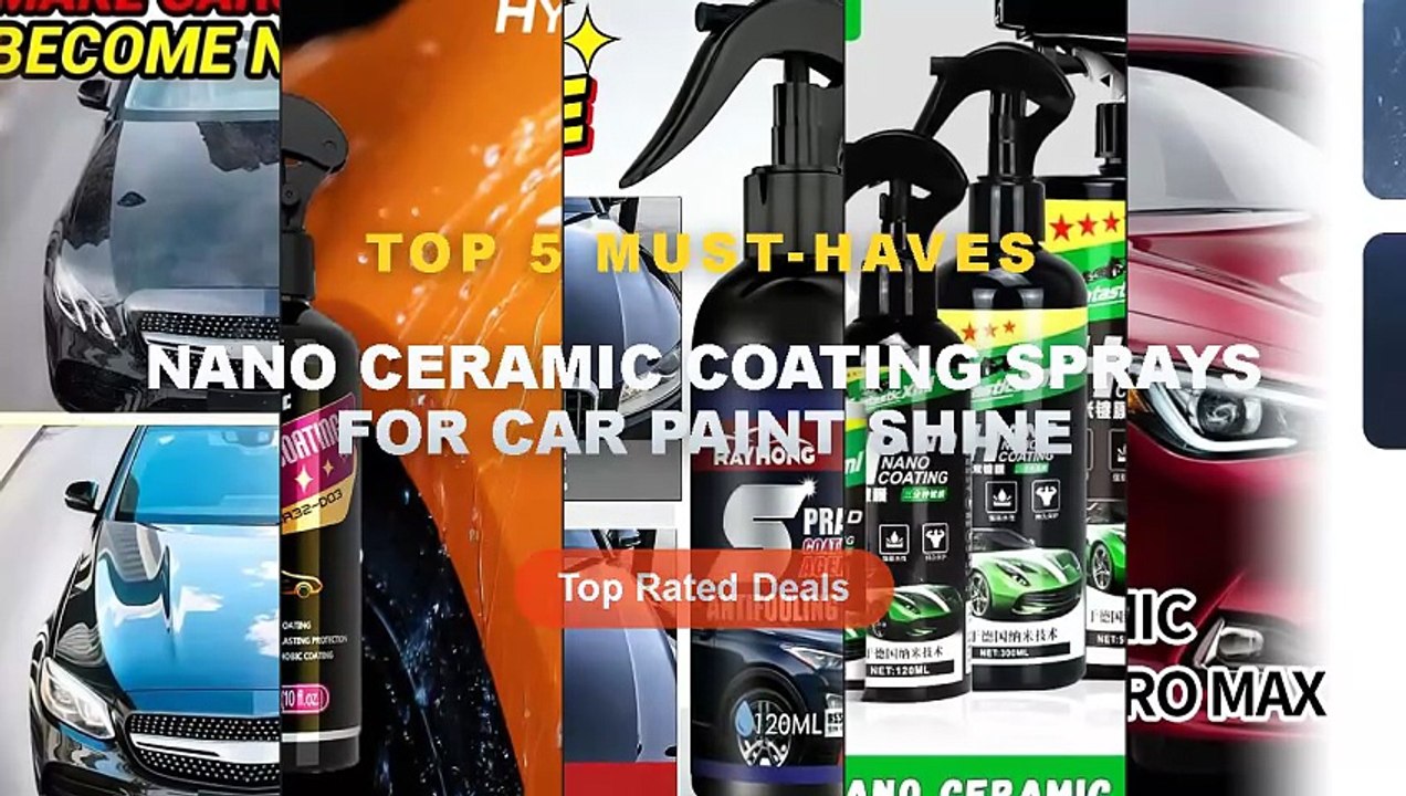 Nano Ceramic Coating Sprays For Car Paint Shine...