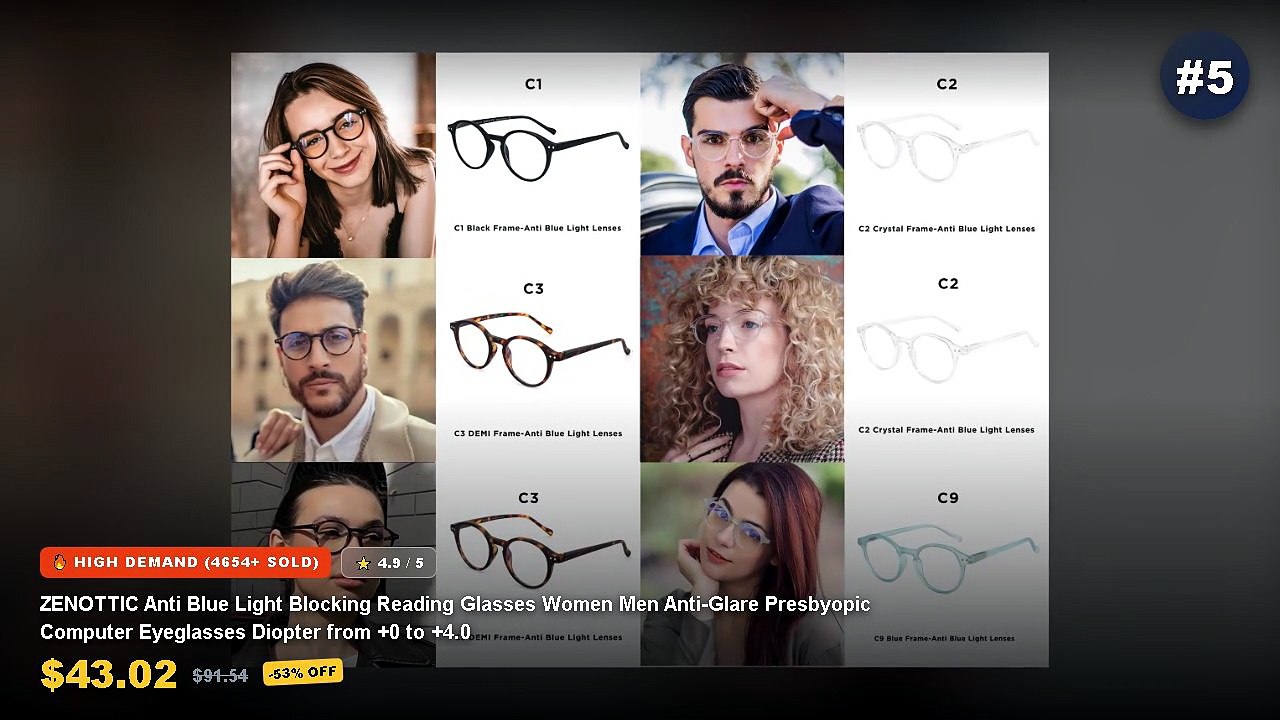 Cheap & Best Anti Blue Light Reading Glasses Fo...