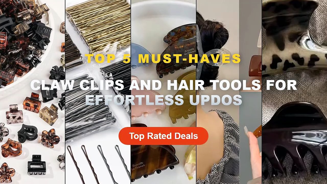 Best Claw Clips And Hair Tools For Effortless Updos on AliExpress | Review - 2Pcs/Set Large Size Shark Clip Hair Claw fo...