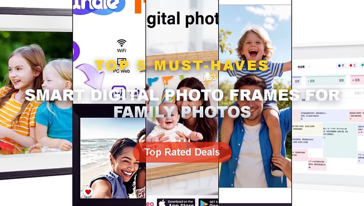 Amazing Smart Digital Photo Frames For Family P...