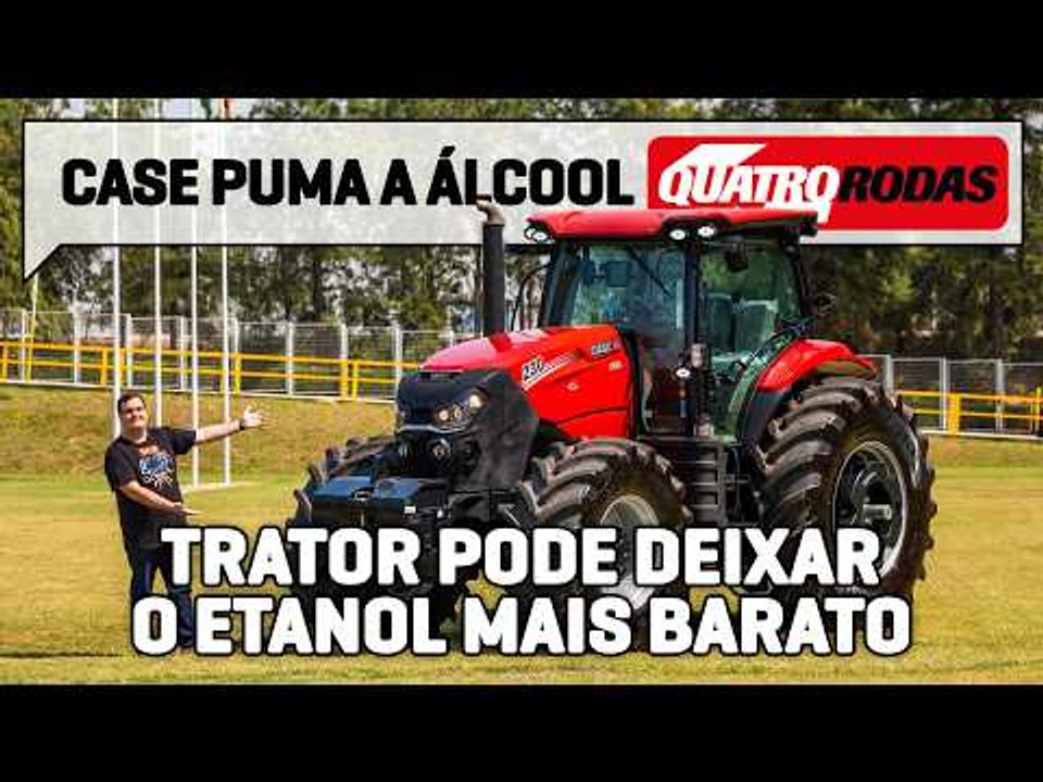 Case Puma: este trator A ÁLCOOL nacional pode tornar o etanol MAIS BARATO – e limpo