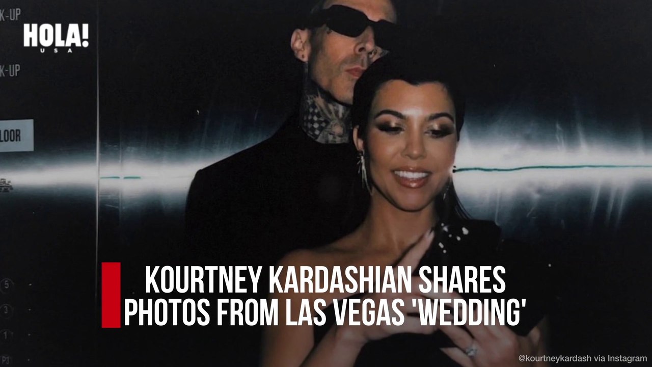 Kourtney Kardashian shares new photos from Las...