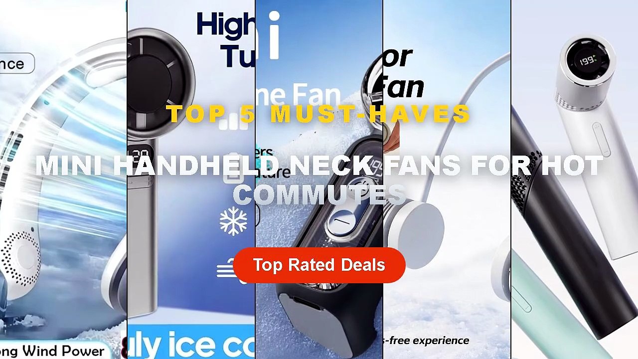 Why Everyone Is Buying Mini Handheld Neck Fans For Hot Commutes