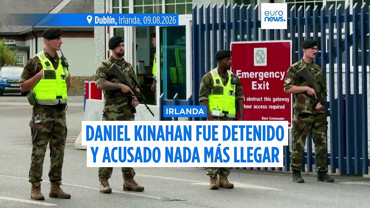 El presunto jefe criminal irlandés Daniel Kinah...