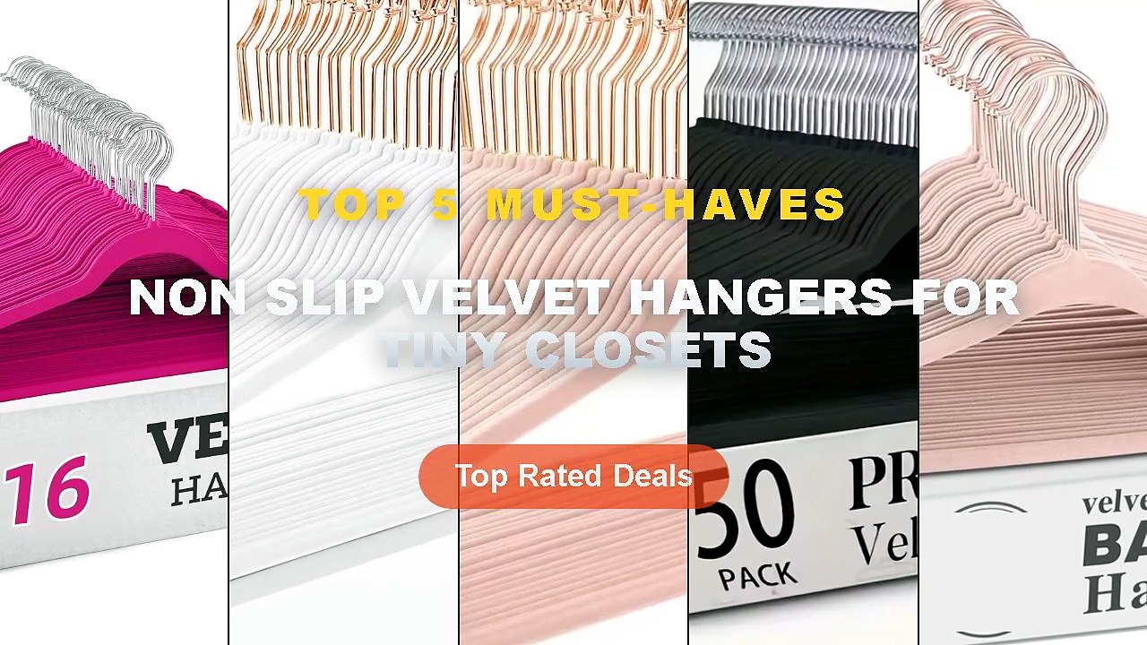 Don't Buy Non Slip Velvet Hangers For Tiny Closets Before Watching This!