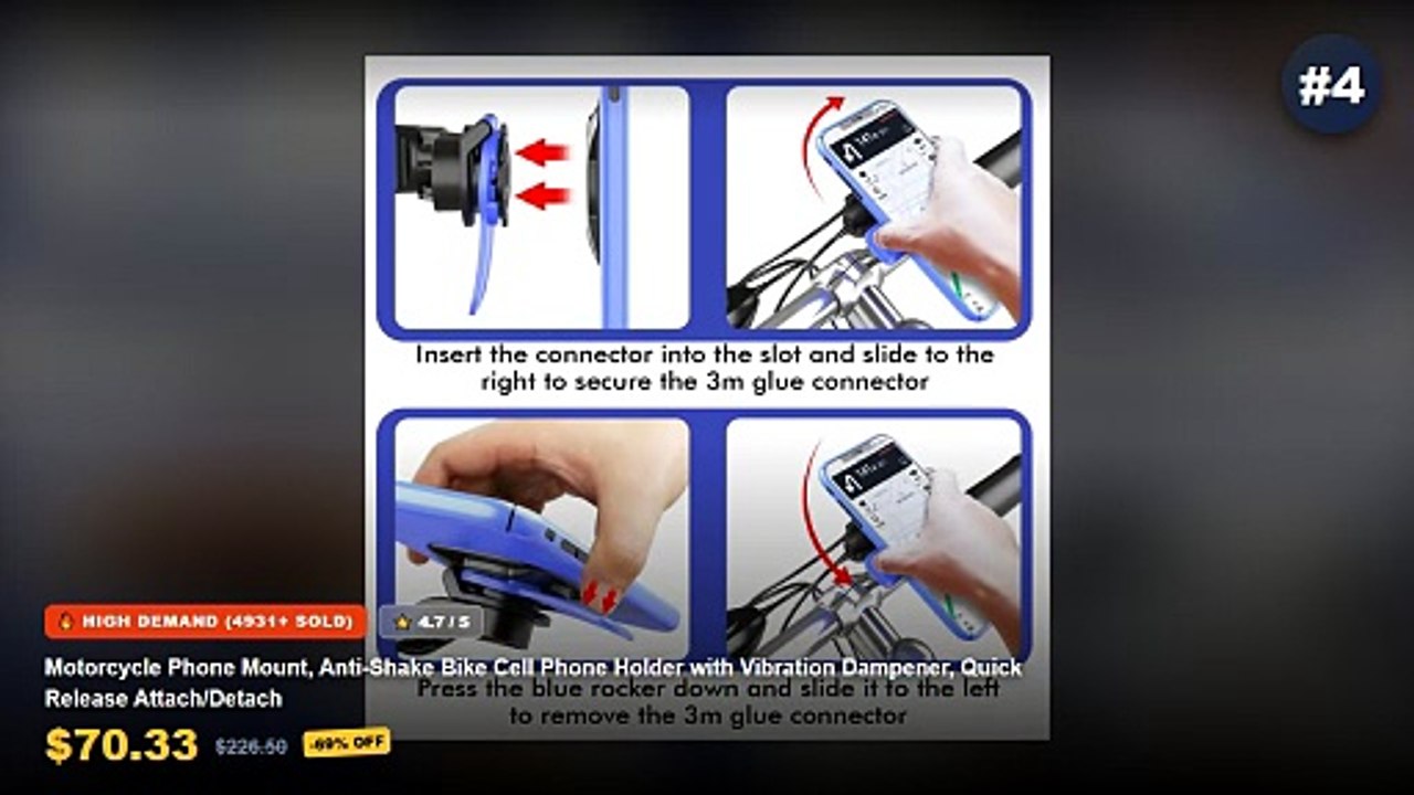 Bike Phone Mounts For Commuters And Delivery: T...