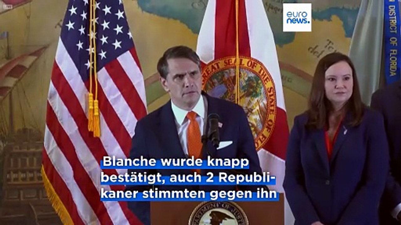 Todd Blanche als Justizminister bestätigt: Sorge um Unabhängigkeit der US-Justiz