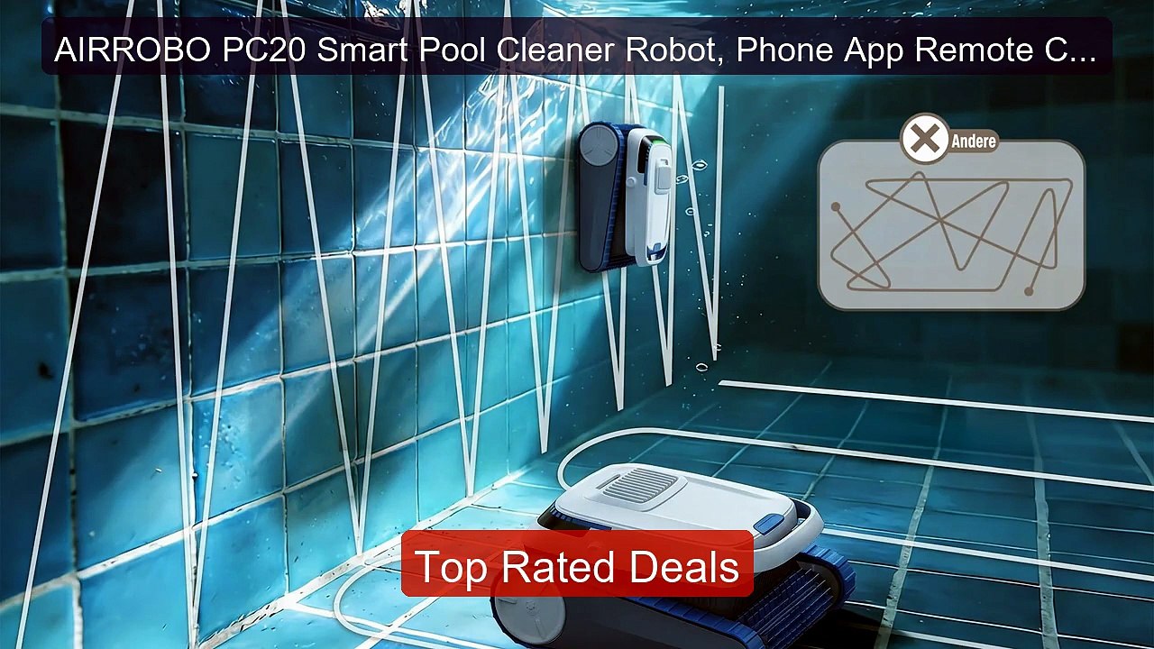 AIRROBO PC20 Smart Pool Cleaner Robot, Phone App Remote Contro... -- Best Buy 2026 | Great Quality!