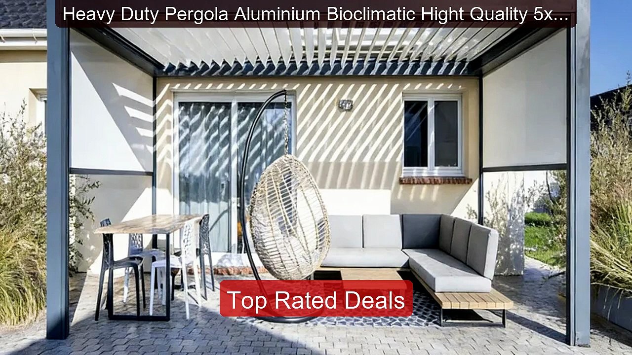 Heavy Duty Pergola Aluminium Bioclimatic Hight Quality 5x3 Per... -- Hot Deal 2026 | Limited Offer!