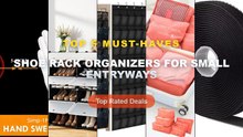 Don't Buy Shoe Rack Organizers For Small Entryways Before Watching This! - JHK 6 Tier Plastic Stackable Shoe Storage Cab...