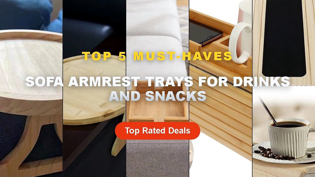 Best Sofa Armrest Trays For Drinks And Snacks on AliExpress | Review - Sofa Armrest Tray Natural Wood Sofa Table Multifu...
