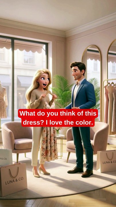 DOES THIS DRESS LOOK GOOD ON ME? 👗 Learn Everyday English