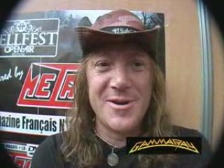 Kaï of Gamma Ray in Hellfest 2008-Why are you creative?