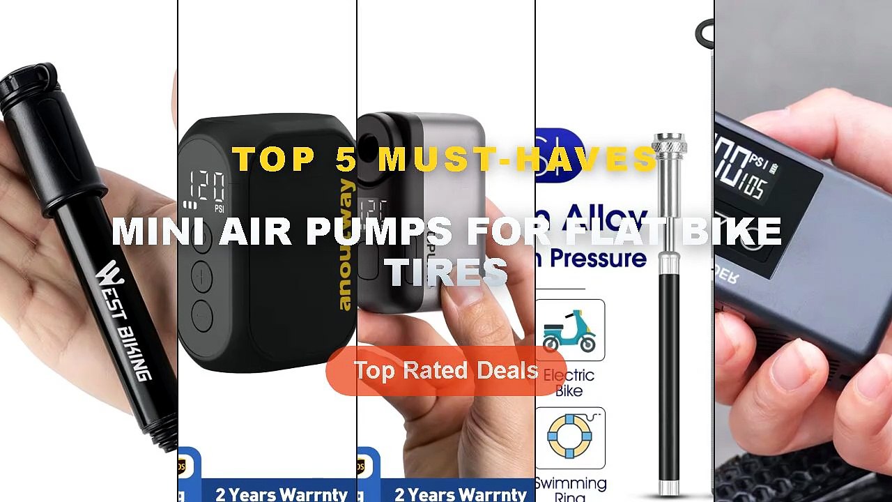 Mini Air Pumps For Flat Bike Tires: Top 5 Best Sellers
