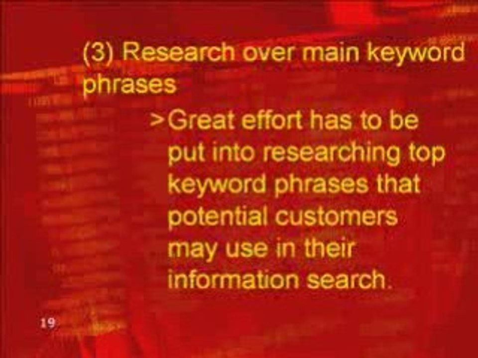 Effective Website Promotion and Search Engine Optimization