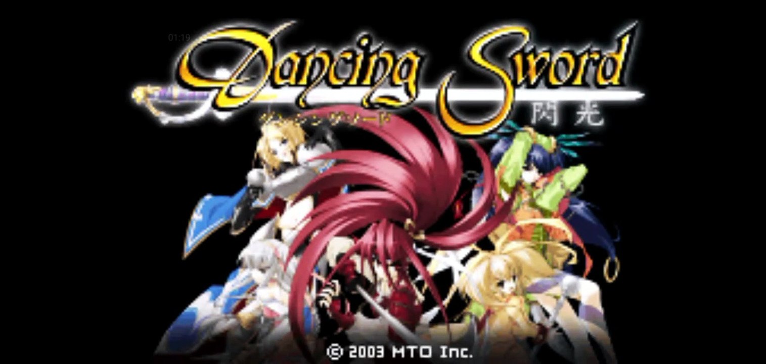 Dancing Sword - Senkou (Japan) - gameplay Hack n slash Beat em up Anime Girls