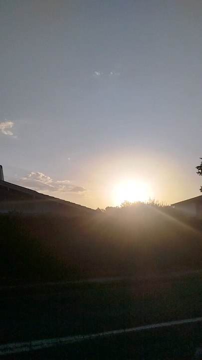 Sun brightness morning summer 2026 France