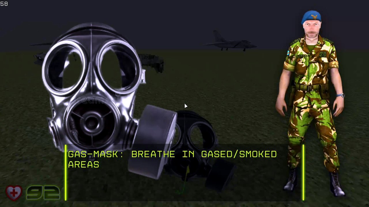Gas Mask power-up/ability