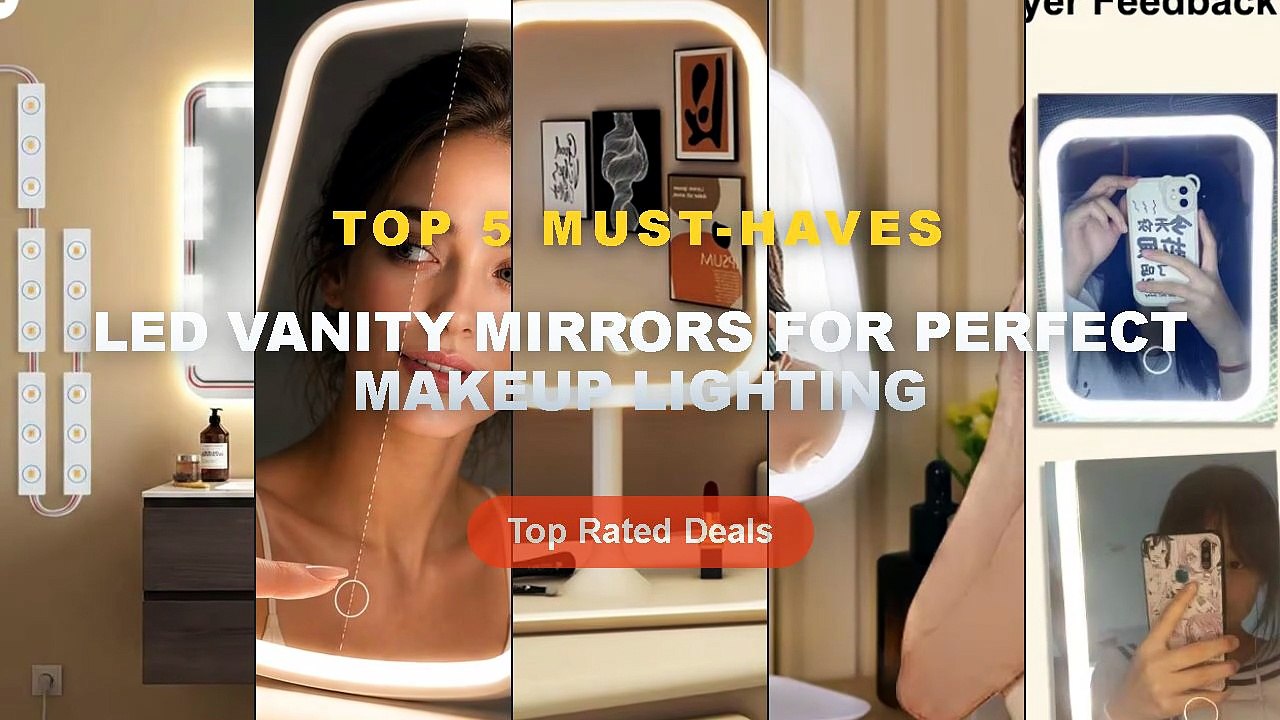 Cheap & Best LED Vanity Mirrors For Perfect Mak...