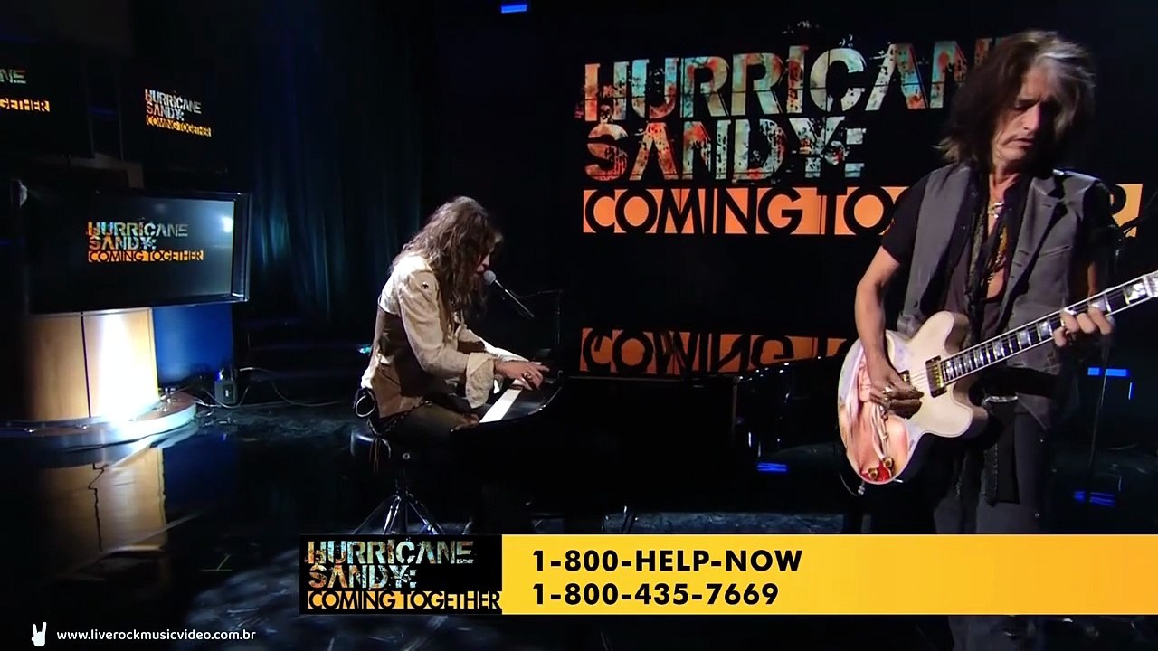 Aerosmith - Dream on - Live @ hurricane sandy c...