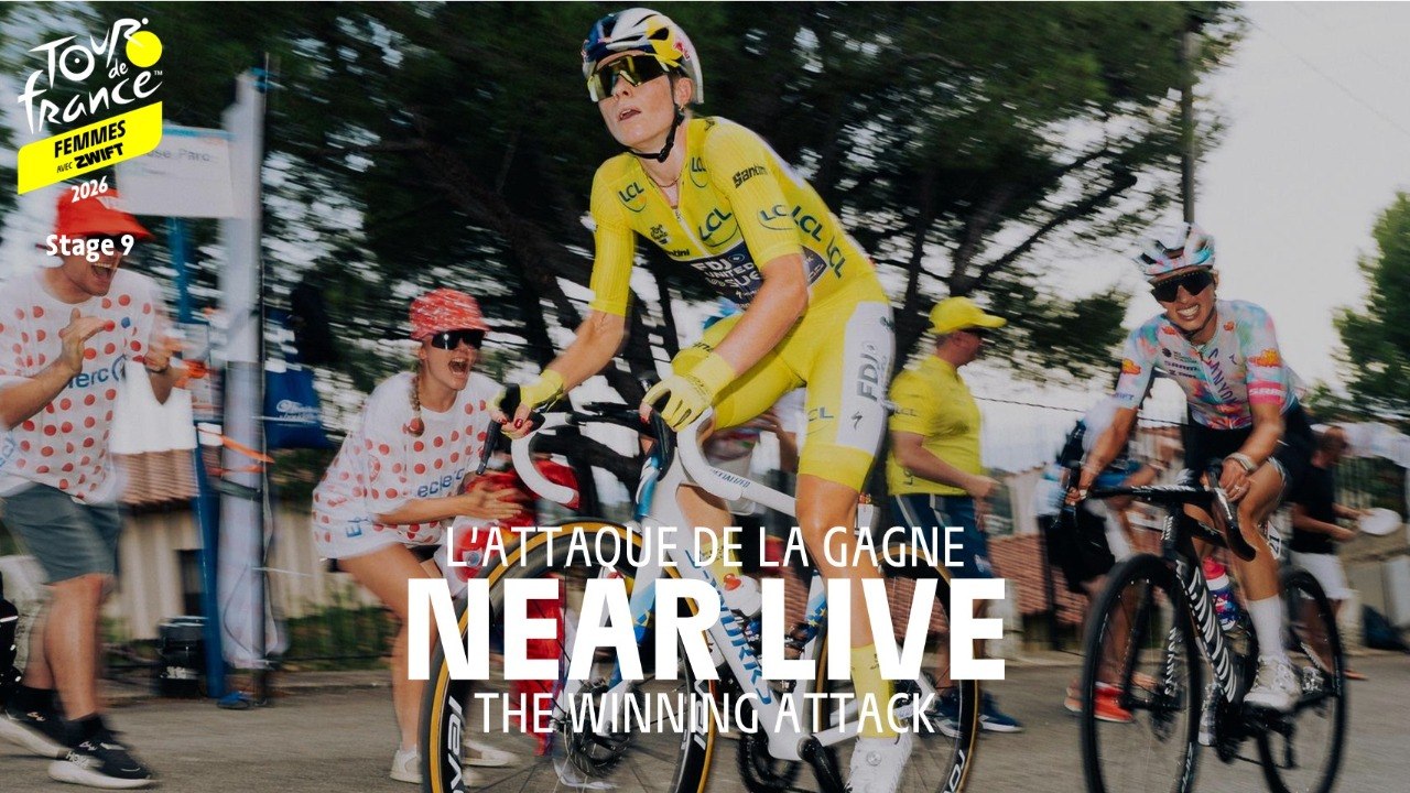 The winning attack - Tour de France Femmes avec Zwift 2026