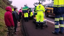 Motociclista fica ferido em acidente na rodovia BR-277, em Cascavel