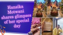 Hansika Motwani marks her birthday with temple visits, cake-cutting and special moments