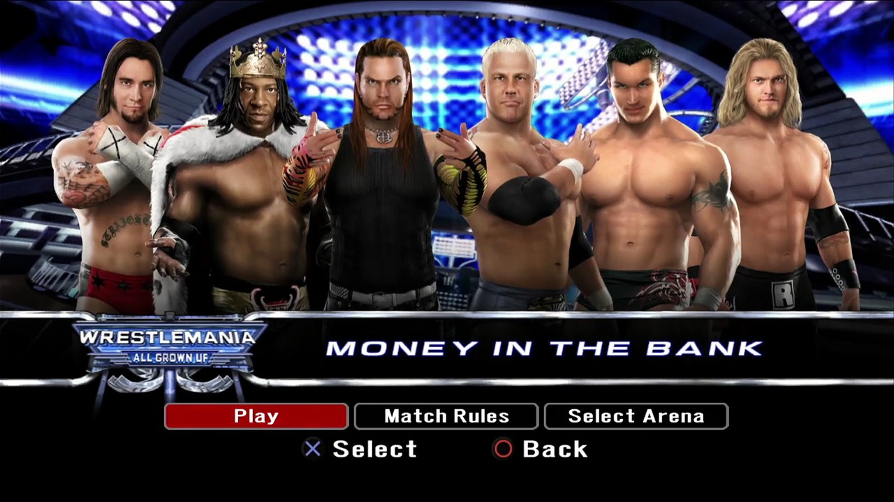 Money in the Bank Match - Jeff Hardy, Mr. Kennedy, King Booker, Randy Orton , CM Punk, & Edge
