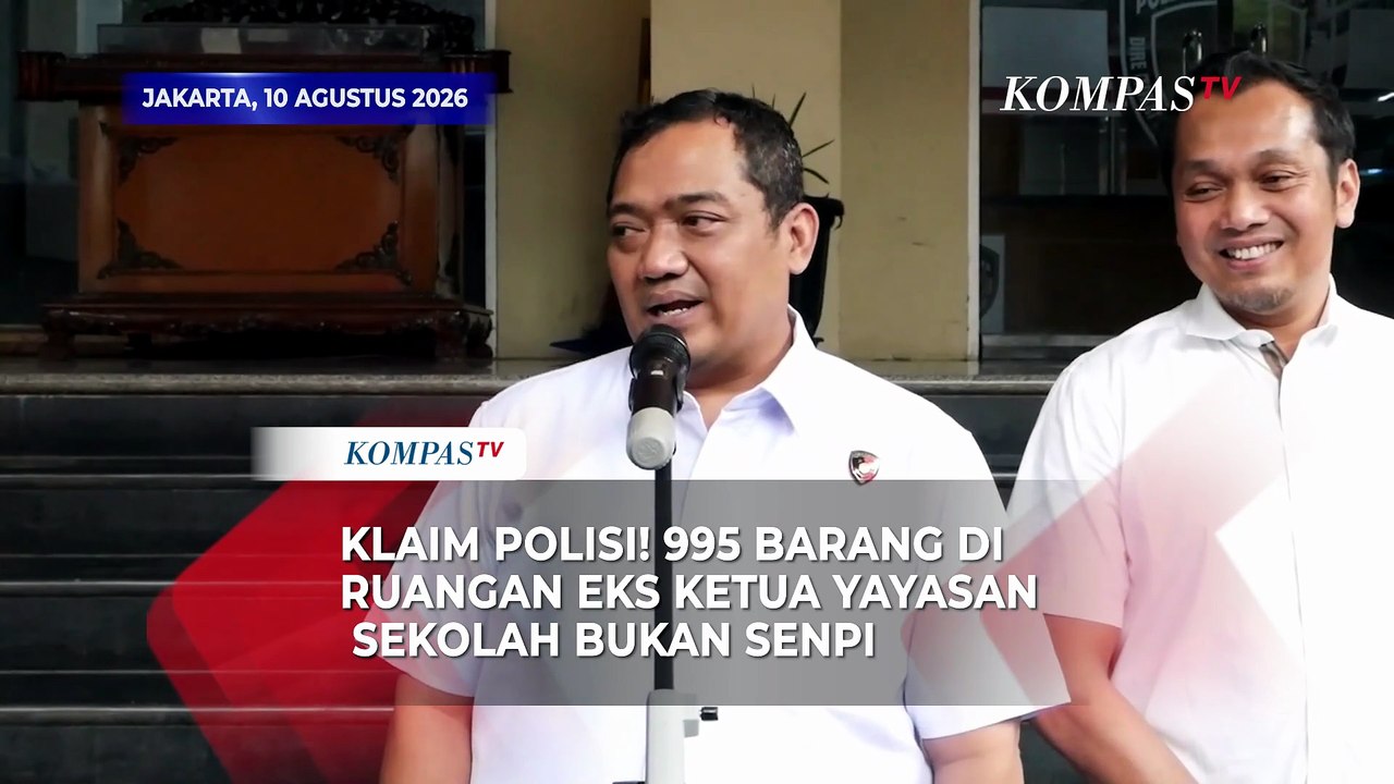 Klaim Polisi! 995 Barang di Ruangan Eks Ketua Yayasan Sekolah di Jaksel Bukan Senpi