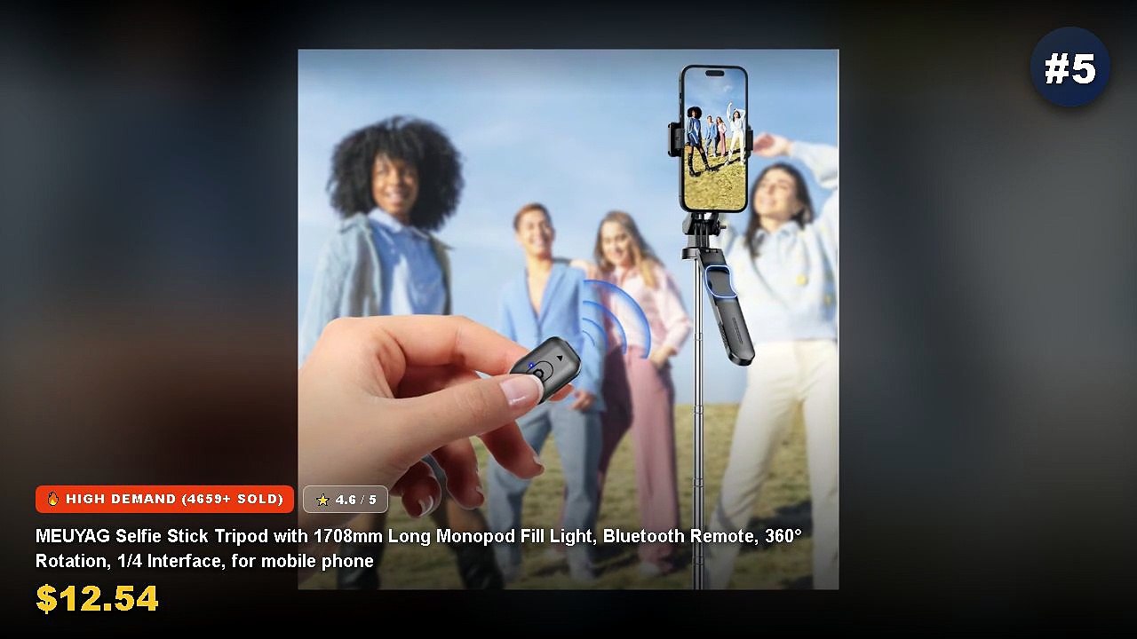Why Everyone Is Buying Adjustable Phone Tripods For TikTok Filming
