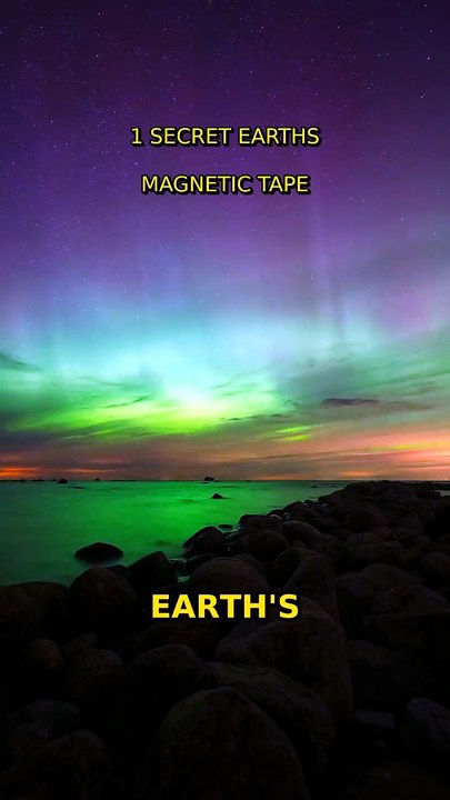 1 Secret: Earth's Magnetic Tape! 🧲