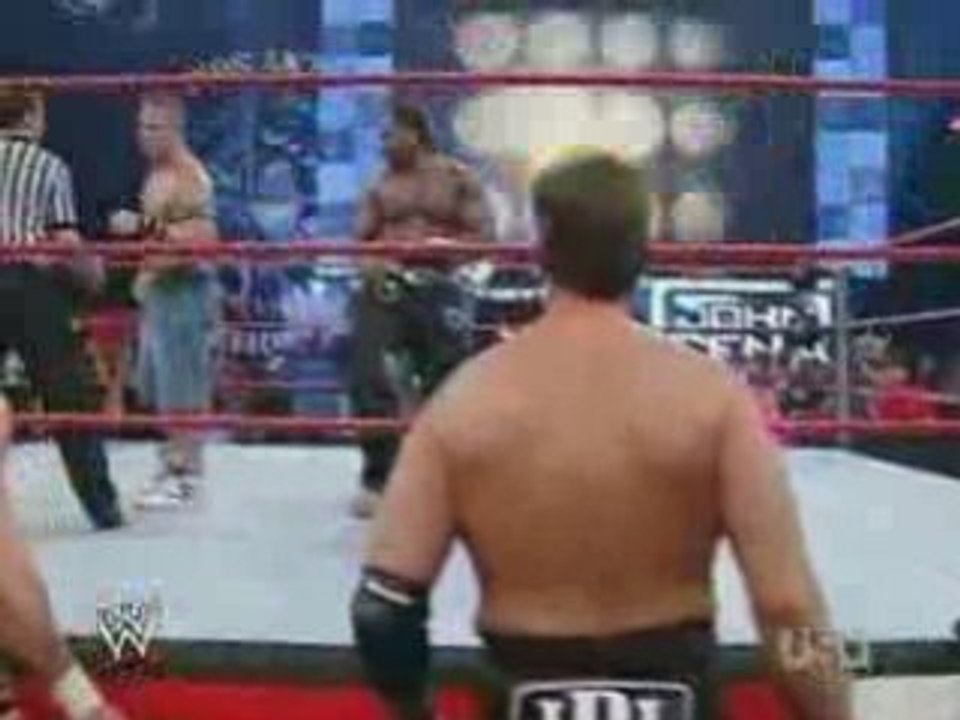 John Cena et Cryme Tyme vs JBL et Team Priceless part 1