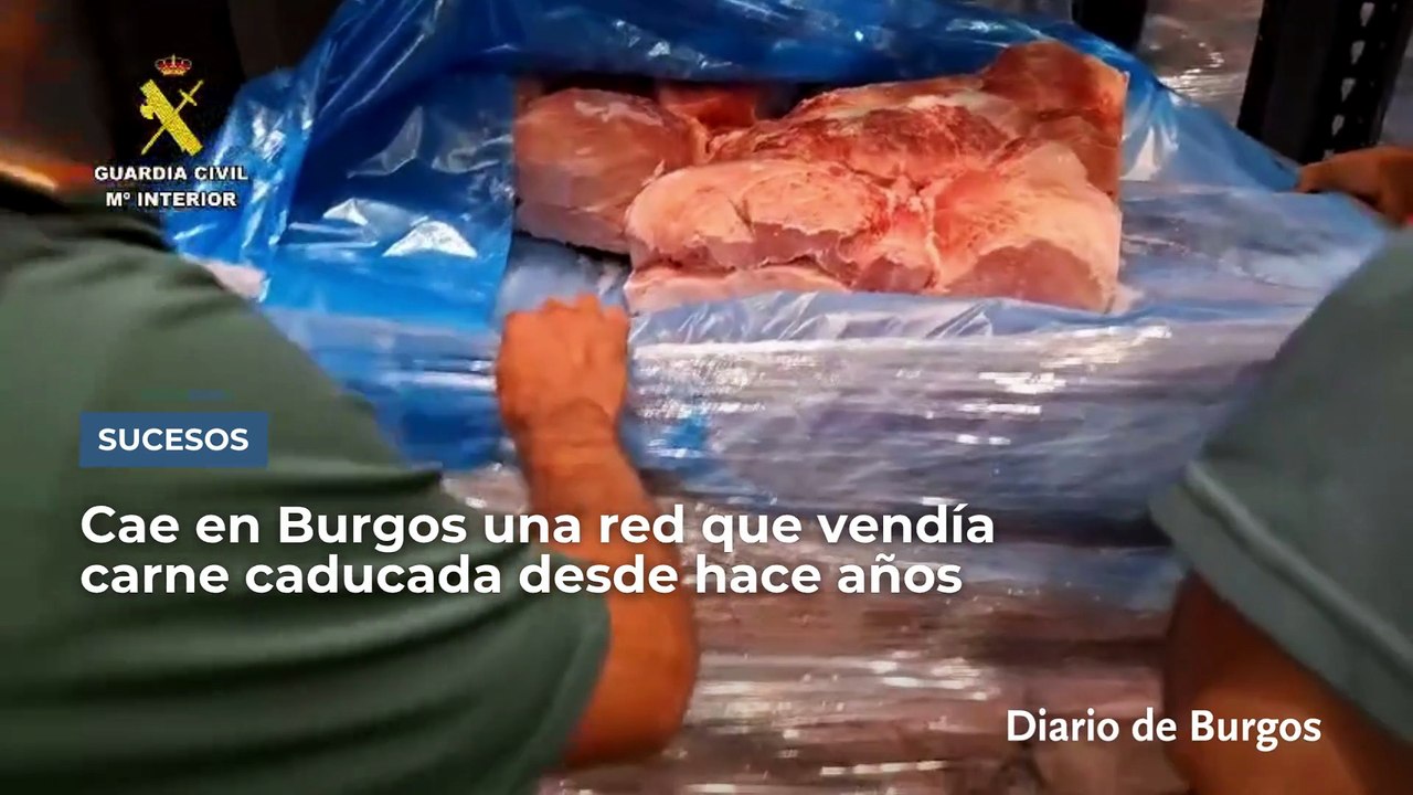Cae en Burgos una red que vendía carne caducada desde hace años y no apta para el consumo humano ni animal