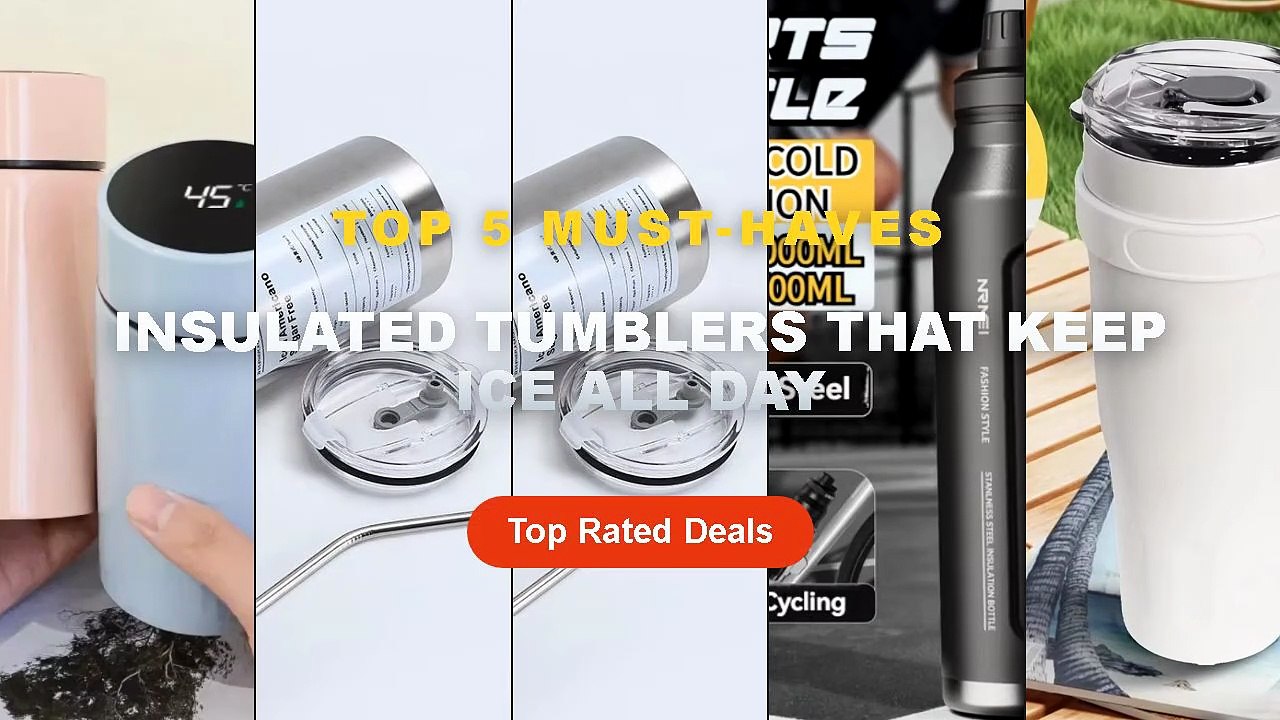 Cheap & Best Insulated Tumblers That Keep Ice All Day Unboxing & Review