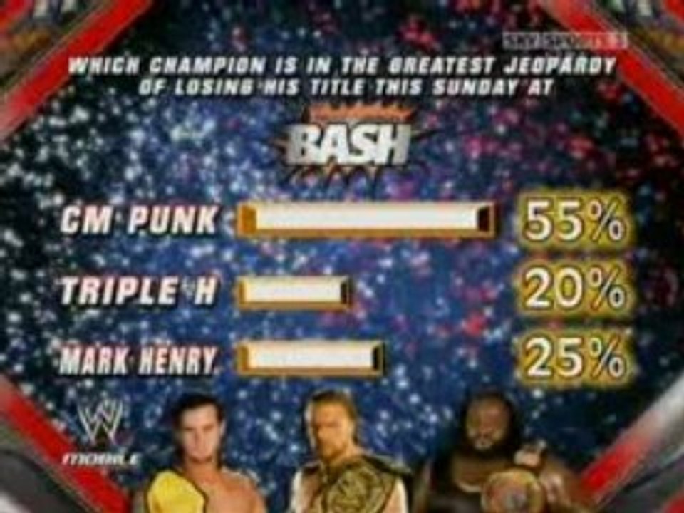 Great American Bash 2008 Matchcard - Raw 7/14/08