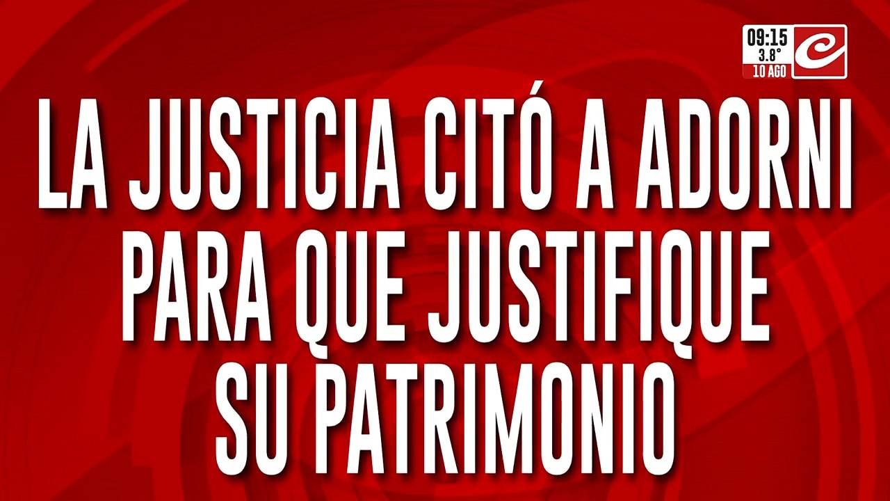 Contra las cuerdas: la justicia citó a Manuel Adorni para que justifique su patrimonio