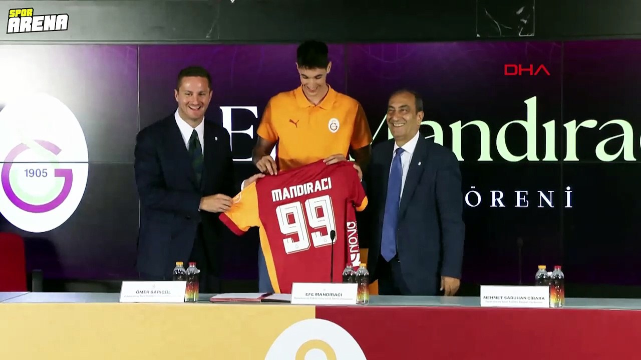 Efe Mandıracı: 'Galatasaray'da oynayacak olmaktan çok mutluyum!'