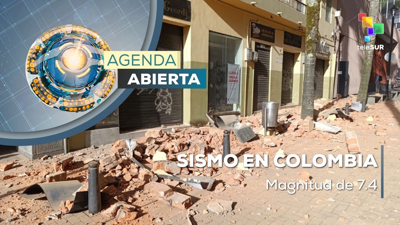 Reportan fuerte sismo en Colombia de magnitud 7.4