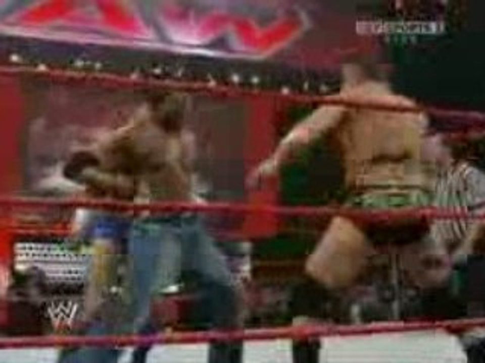 6 Man Tag Team Match 1/2 - Raw 7/14/08