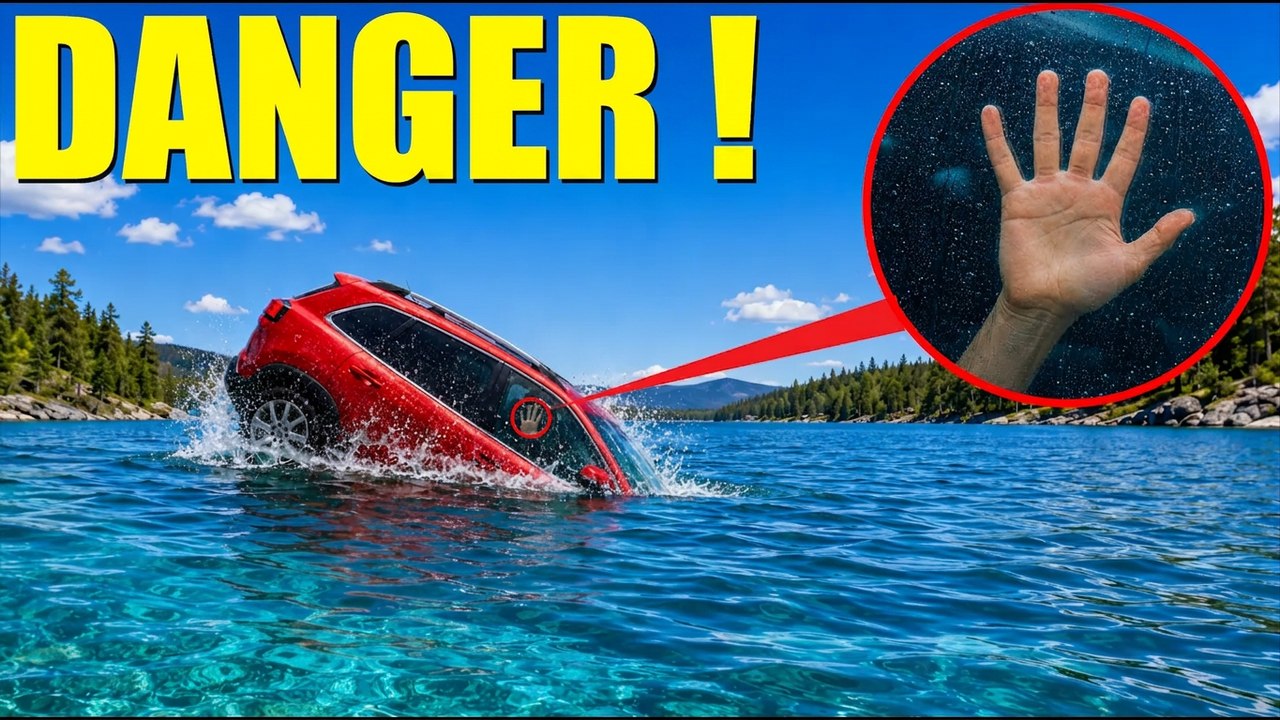 Ne tentez jamais de sauver une voiture sous l'eau… C'est plus dangereux qu'on le croit !