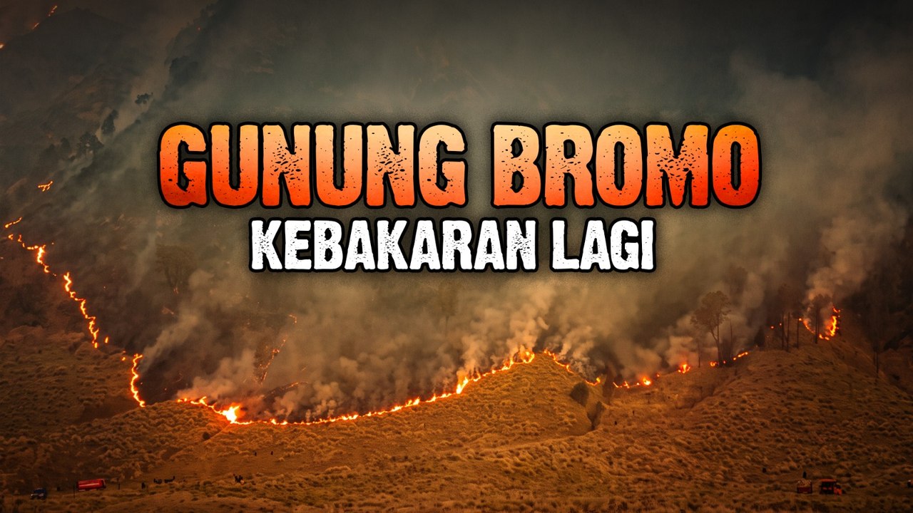 Upaya Pemadaman Kebakaran di Bromo Terus Berlangsung