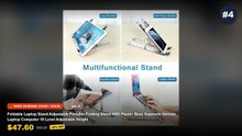 Best Laptop Stands With Adjustable Height For Posture on AliExpress | Review - Telescopic Laptop Stand for Desk with 360...