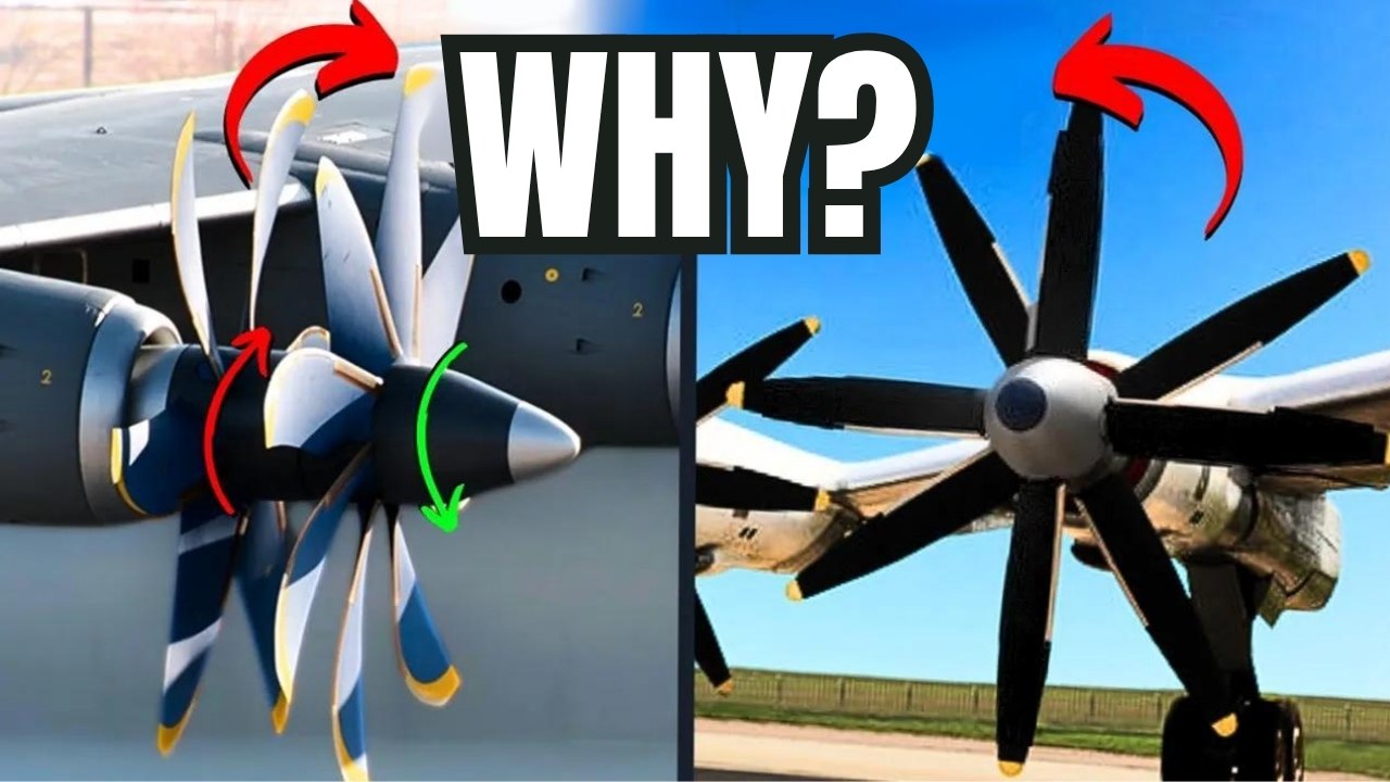 Why Do Some Planes Have Counter-Rotating Propellers?