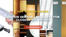 Don't Buy Motion Sensor LED Lights For Closets And Stairs Before Watching This! - Wireless LED Night Light Motion Sensor...