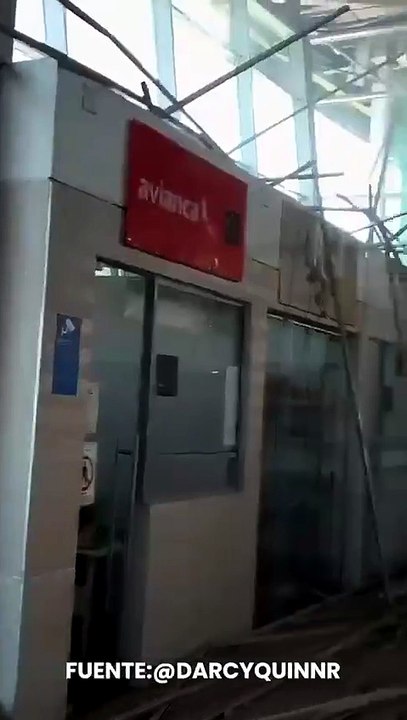 Daños en aeropuerto de Pereira, Colombia