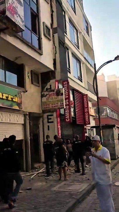 Centro de Pereira tras el sismo de magnitud 7,4