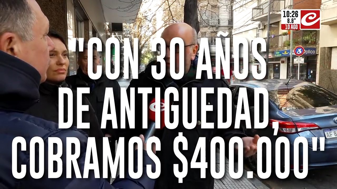 Empleados de obra social precarizados: "Cobramos 400 mil pesos por mes"