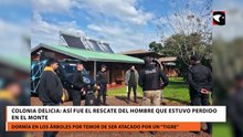 Colonia Delicia así fue el rescate del hombre que estuvo perdido en el monte .mp4