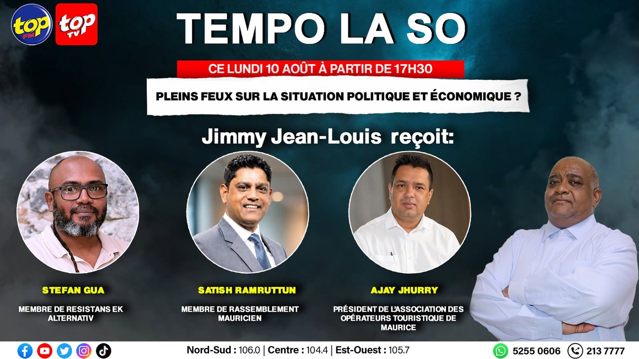 Tempo La So: Pleins feux sur la situation politique et économique ?