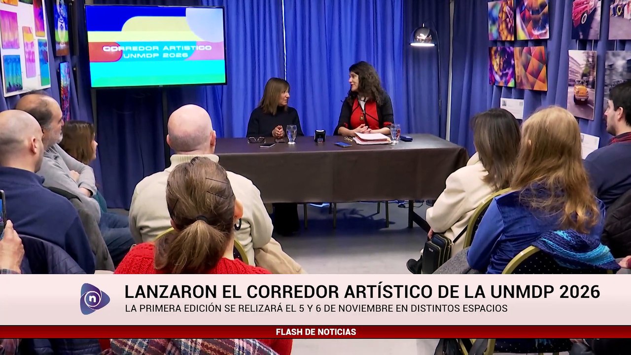 LANZARON CORREDOR ARTISTICO DE LA UNMdP